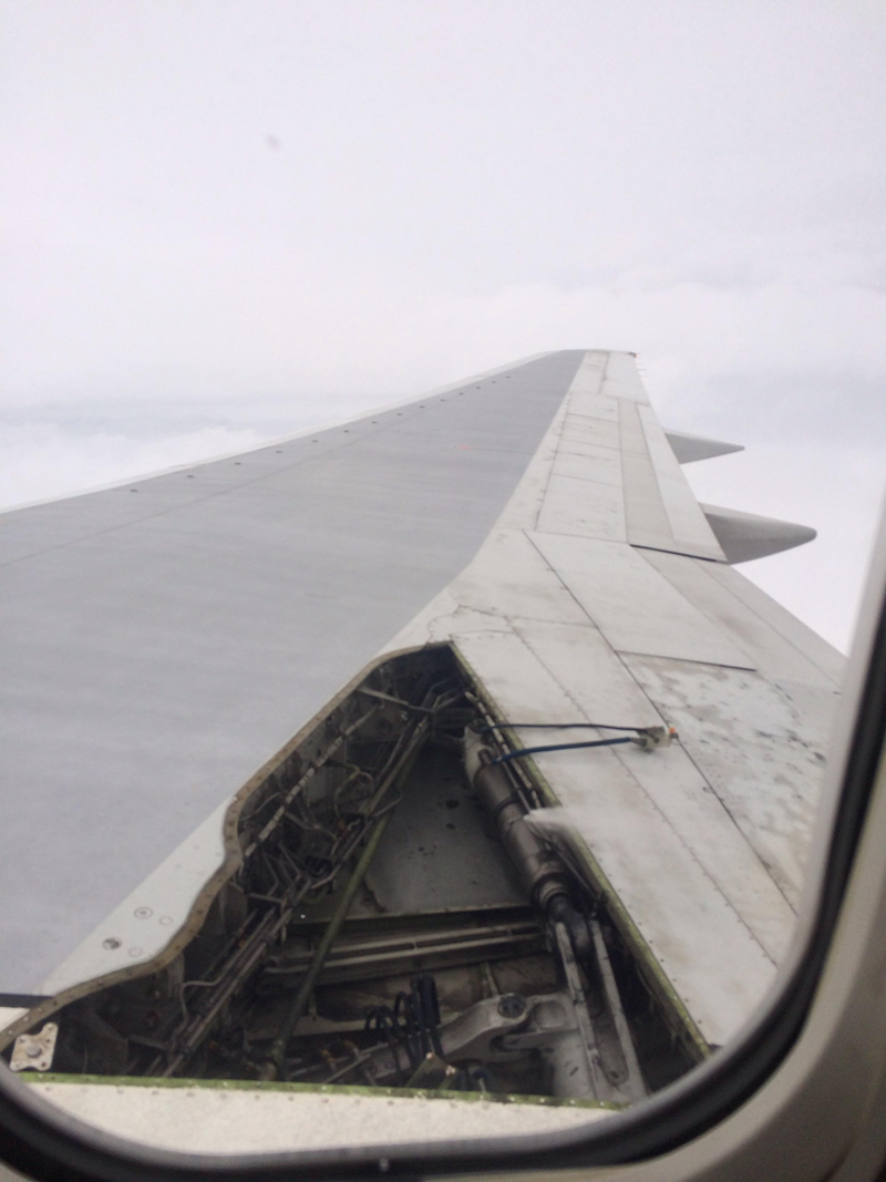 Illustration for article titled Delta Flight Lost A Giant Wing Panel In Mid Flight